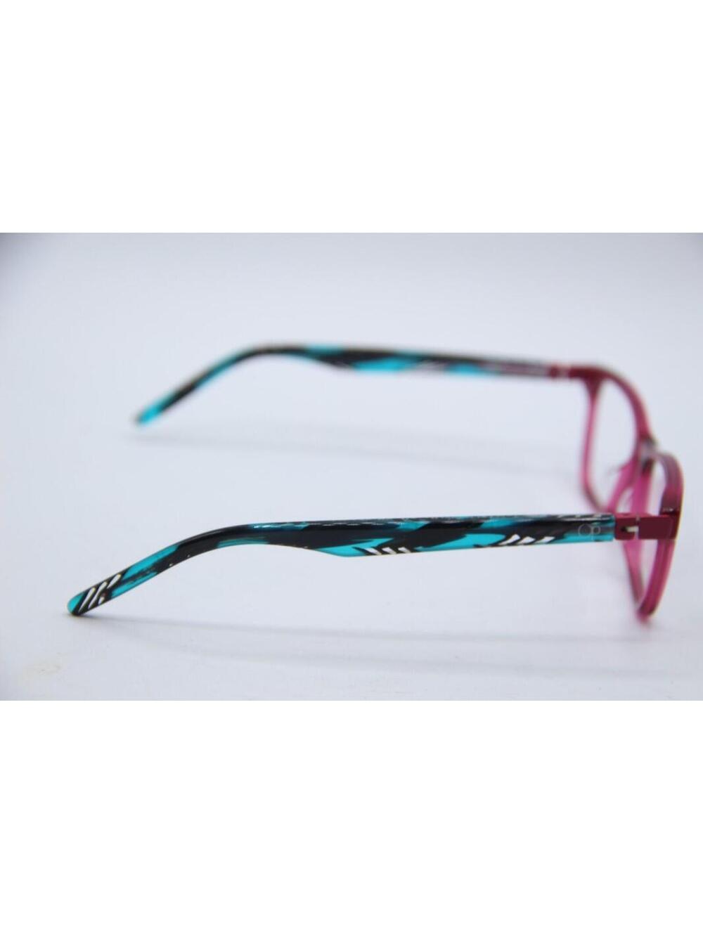 Ocean Pacific Op 864 Raspberry Clear Purple Blue Authentic Eyeglasses 47-14 - Picture 4 of 4